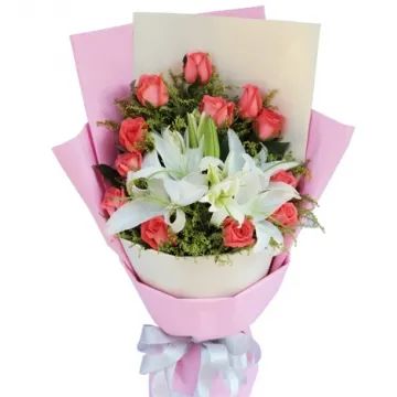 送女友花賀卡的情話_送女友花束賀卡寄語_送女友的花