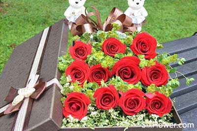 女朋友生日送多少朵玫瑰花？